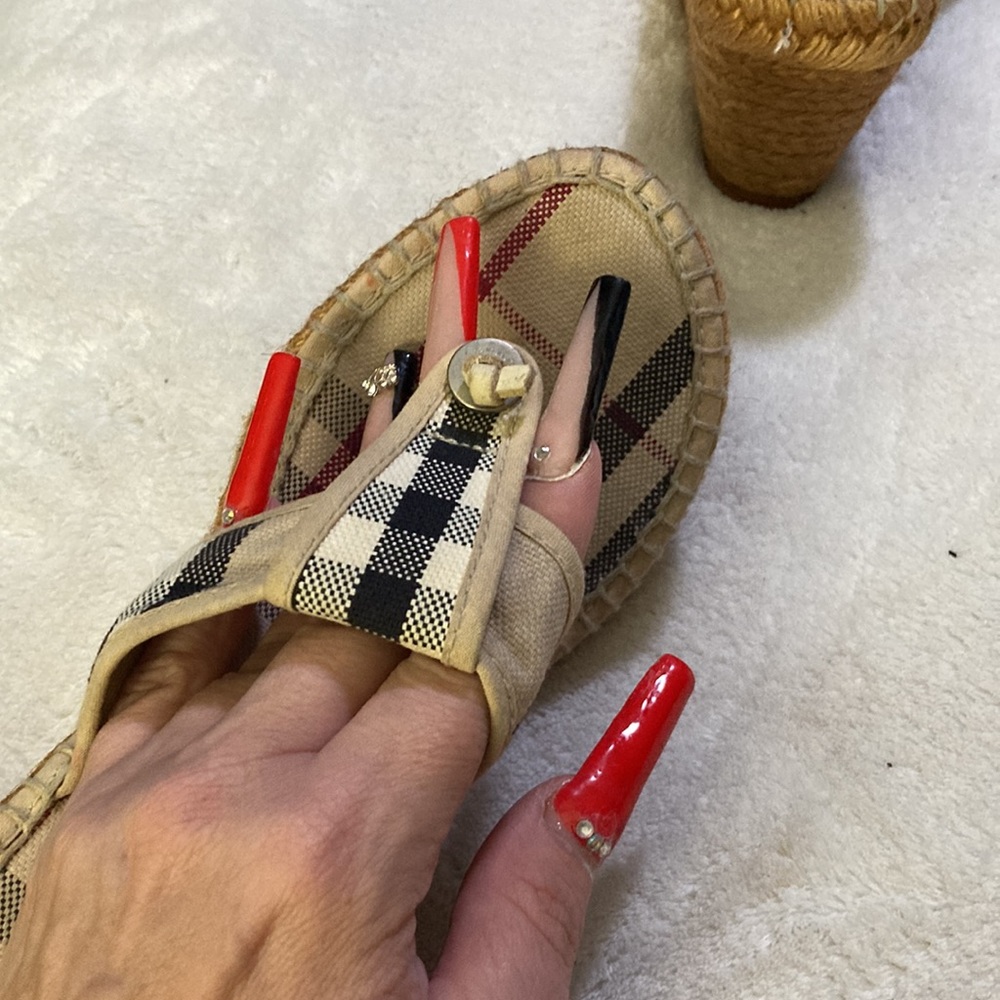 Burberry wedge Sandals - Picture 14 of 16